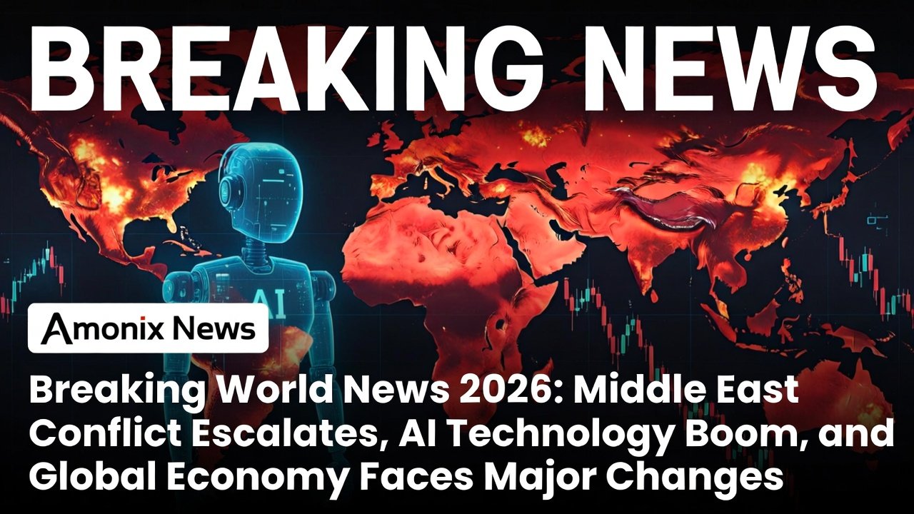 Breaking World News 2026: Middle East Conflict Escalates, AI Technology Boom, and Global Economy Faces Major Changes